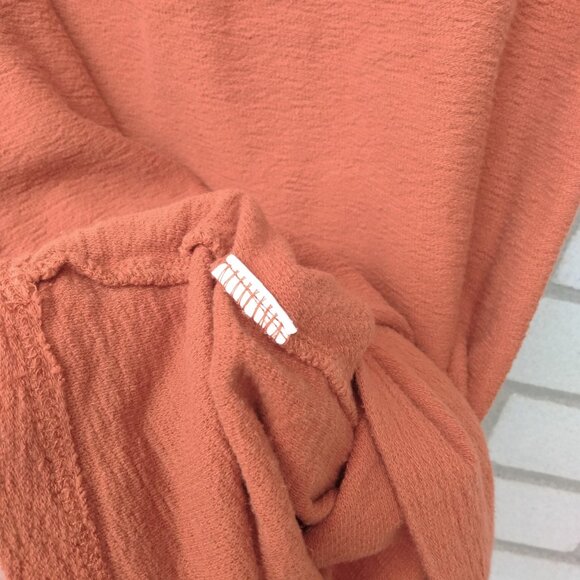 Zara Trafaluc Orange Tunic Top Dress - Picture 8 of 10